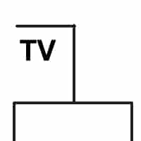 simbolo presa televisiva